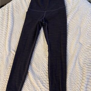 Lululemon Dark Blue textured Leggings